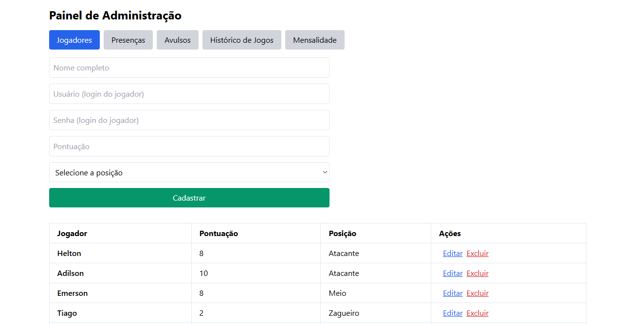 Escalação automática